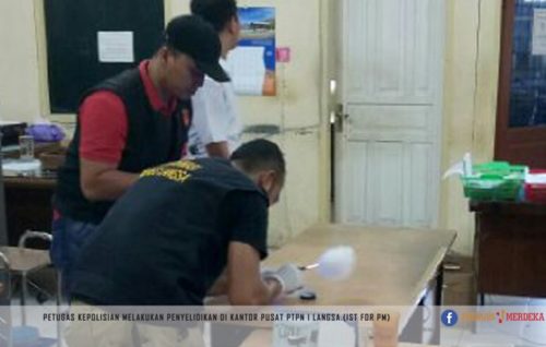 Polisi Dalami Pembobolan Kantor Pusat PTPN I