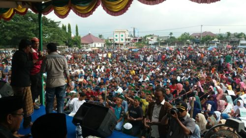 Tujuh Ribuan Massa Hadiri Kampanye Akbar Muhibbudin – M Yusuf