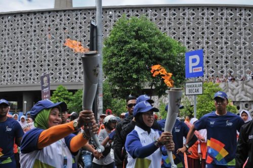 Dari Banda Aceh, Obor Asian Games Singgahi Pengasingan Soekarno di Sumut