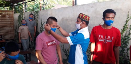 KNPI Aceh Sumbangkan Masker dan Handsanitizer untuk Masyarakat Aceh Singkil