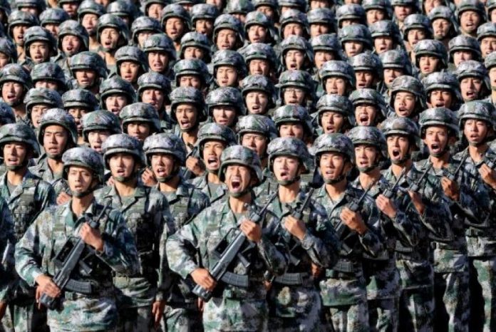 tentara pembebasan rakyat angkatan bersenjata cina saat merayakan 171215091905 941