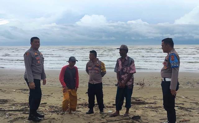 Polsek Peudawa Polres Aceh Timur Gandeng Nelayan Cegah Masuknya Pengungsi Rohingya
