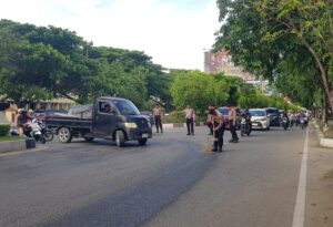 Kecelakaan di depan Polda Aceh