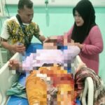Korban sedang dalam perawat medis (Foto: Supardi)