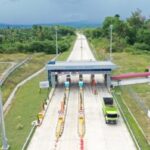 Gerbang jalan tol Sigli-Banda Aceh (Sibanceh) di Jantho, Aceh Besar. (Foto: dok Hutama Karya /MC Aceh)