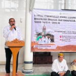 Pembukaan kegiatan bimbingan manasik haji Kabupaten Aceh Besar Tahun 1446H/2025 M, di Masjid Al-Faizin Lampeuneurut Aceh Besar. Foto: Dok. Kemenag Aceh Besar.