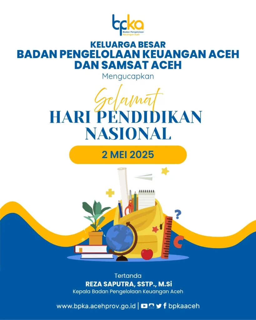 Selamat memperingati Hari Pendidikan Nasional