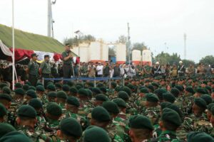 pelepasan pasukan TNI Aceh