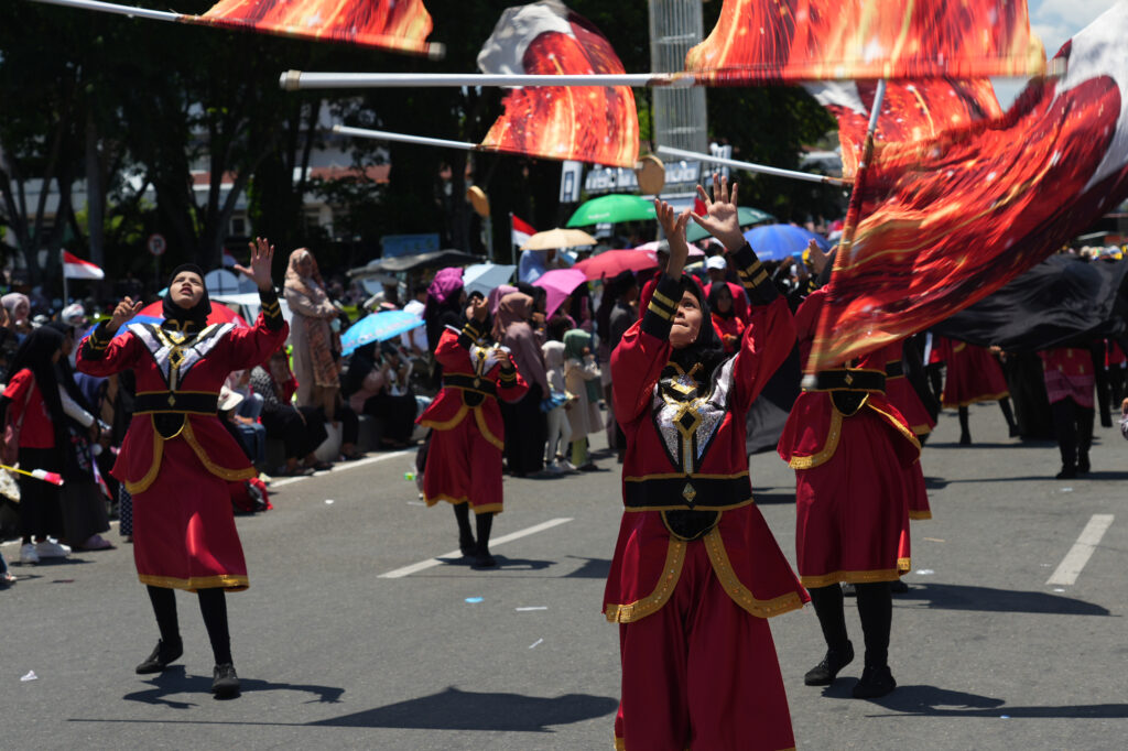 pawai hari kemerdekaan di Banda Aceh 20254