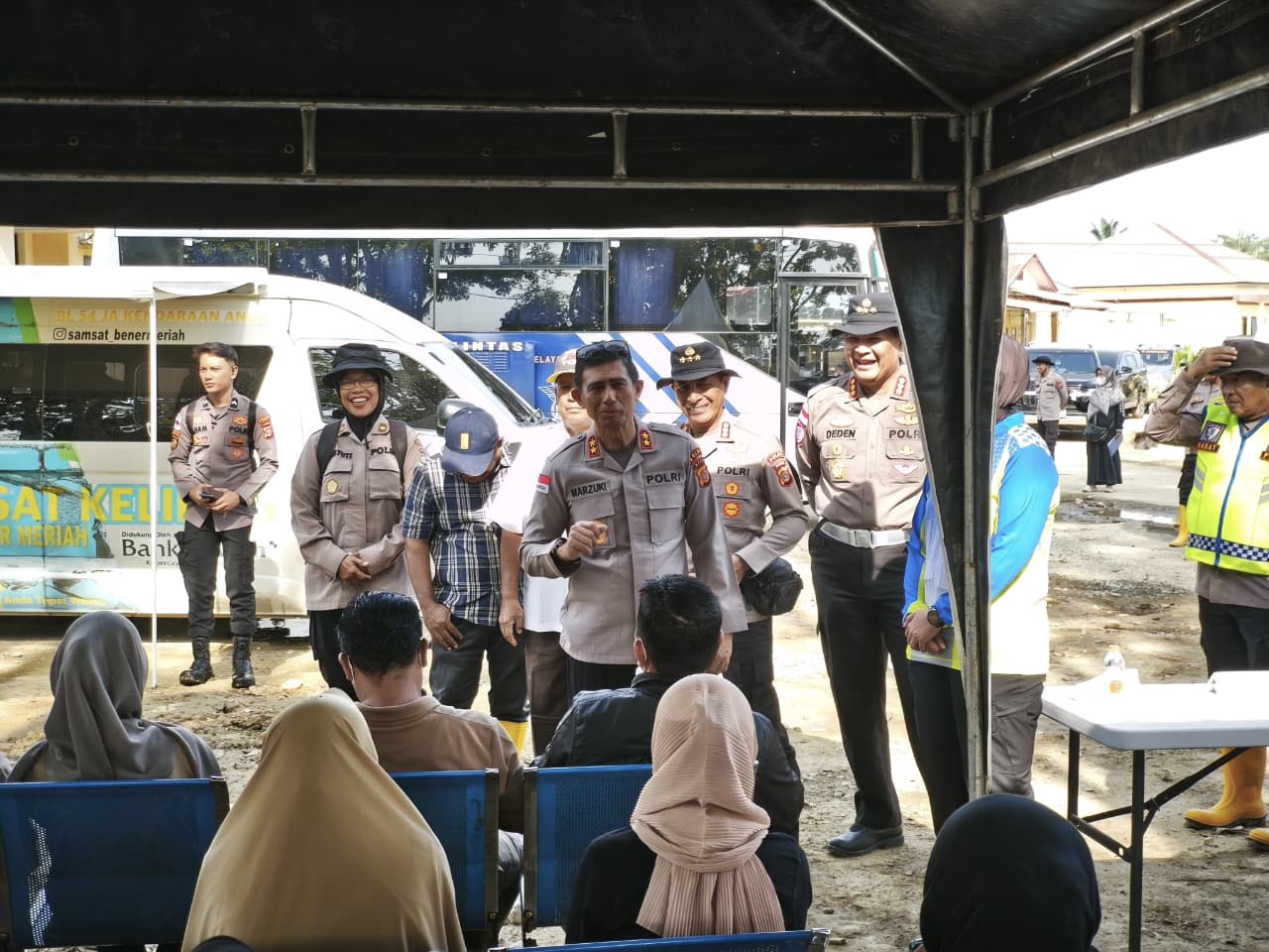 kapolda aceh tinjau layanan di spkt polres aceh tamiang