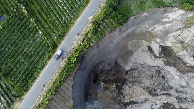 sinkhole di Aceh tengah (dok. ESDM)